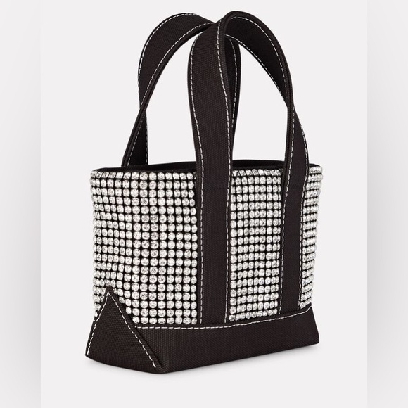 ALEXANDER WANG Mini Cruiser Crystal-Embellished Tote Bag - Picture 3 of 12